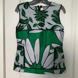 MARNI EMERALD, BLACK, GREY TOP